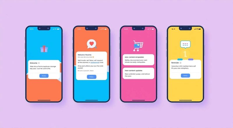 Các loại thông báo đẩy phổ biến