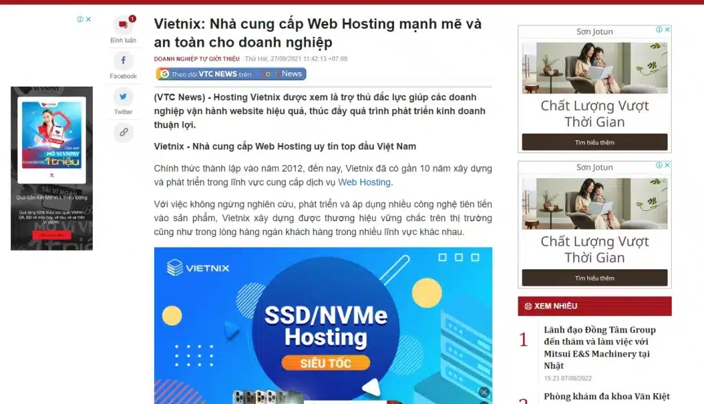 Các vị trí đặt Sidebar tốt nhất cho website