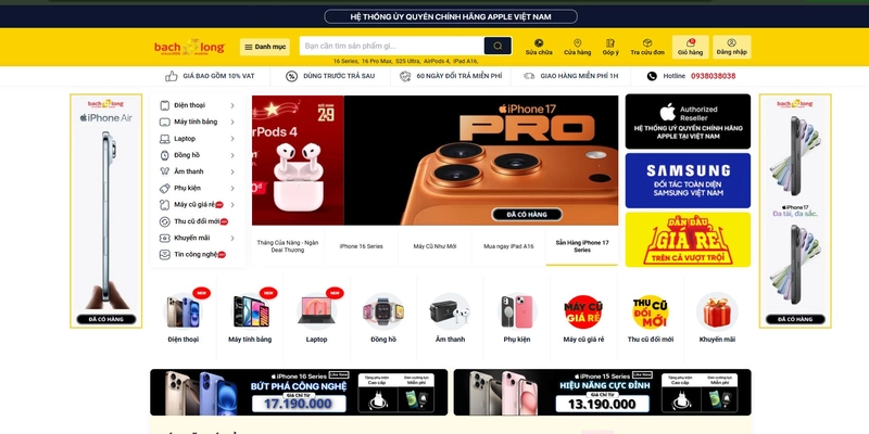 Case Study: Từ Zero đến Hero cùng thiết kế web bán điện thoại