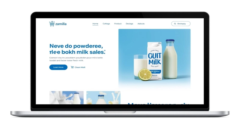 Duy Anh Web – Đơn vị thiết kế website bán sữa chuyên nghiệp