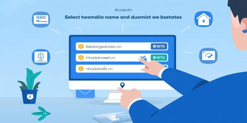 Lựa chọn tên miền và hosting cho website bất động sản Lựa chọn tên miền và hosting cho website bất động sản