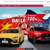 Mẫu Website bán xe ô tô MG MN342