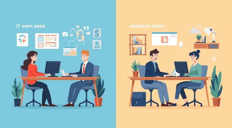 Nên chọn IT outsourcing hay IT in-house Nên chọn IT outsourcing hay IT in-house