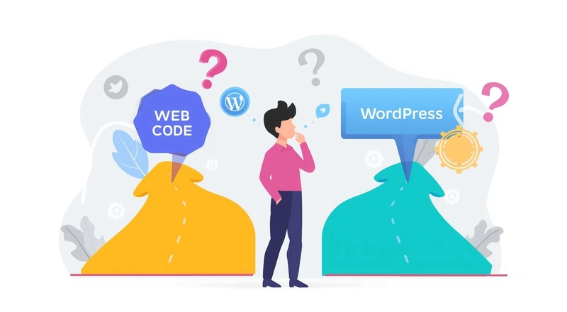 Nên chọn web code tay hay WordPress – So sánh nhanh cho doanh nghiệp