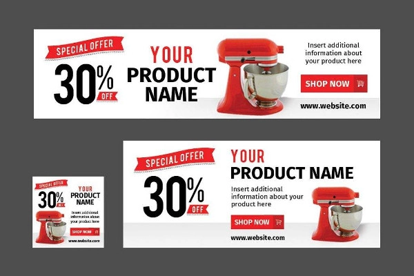 Những loại kích thước banner website thường sử dụng