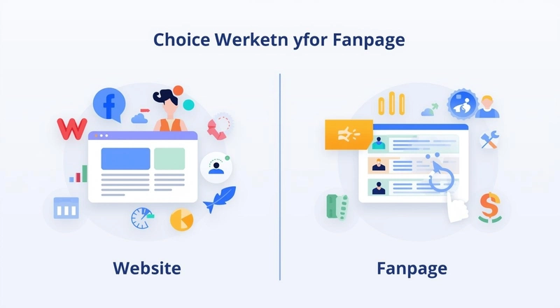 So Sánh Website và Fanpage, doanh nghiệp nên chọn cái nào