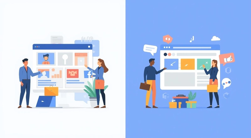 So sánh website và fanpage