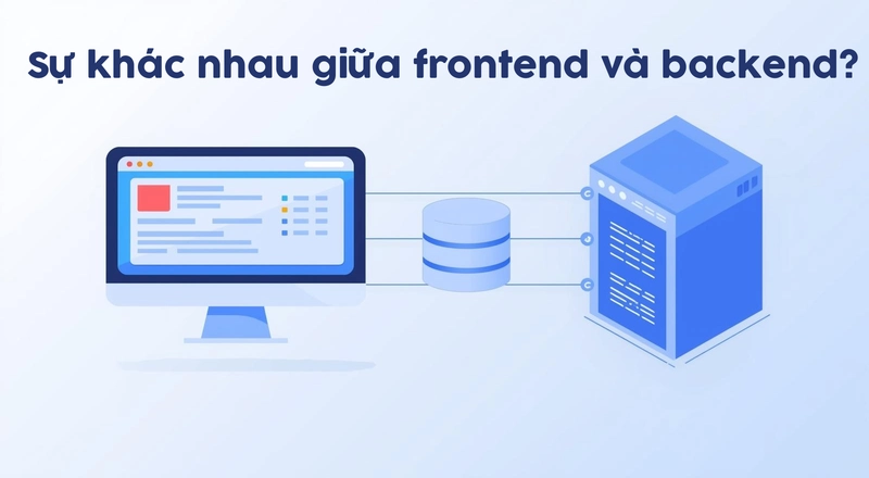Sự khác nhau giữa frontend và backend?