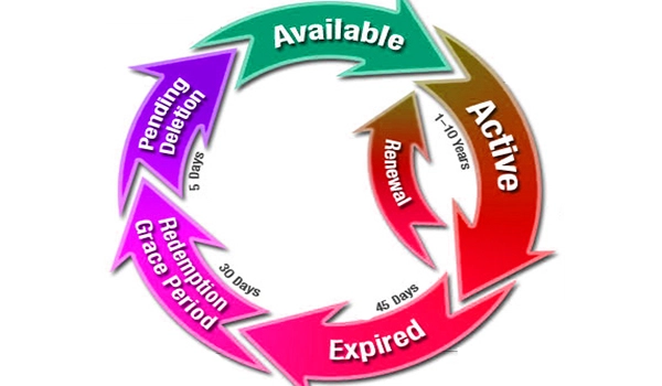 Vòng đời của tên miền