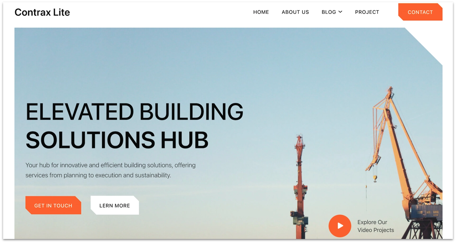Những yếu tố cần có khi thiết kế website ngành xây dựng