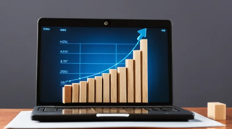 Biểu tượng tăng trưởng doanh số từ website