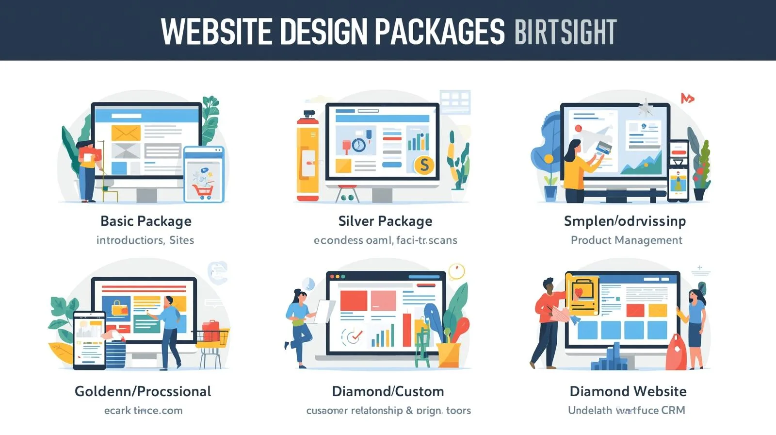 các gói thiết kế web các gói thiết kế web