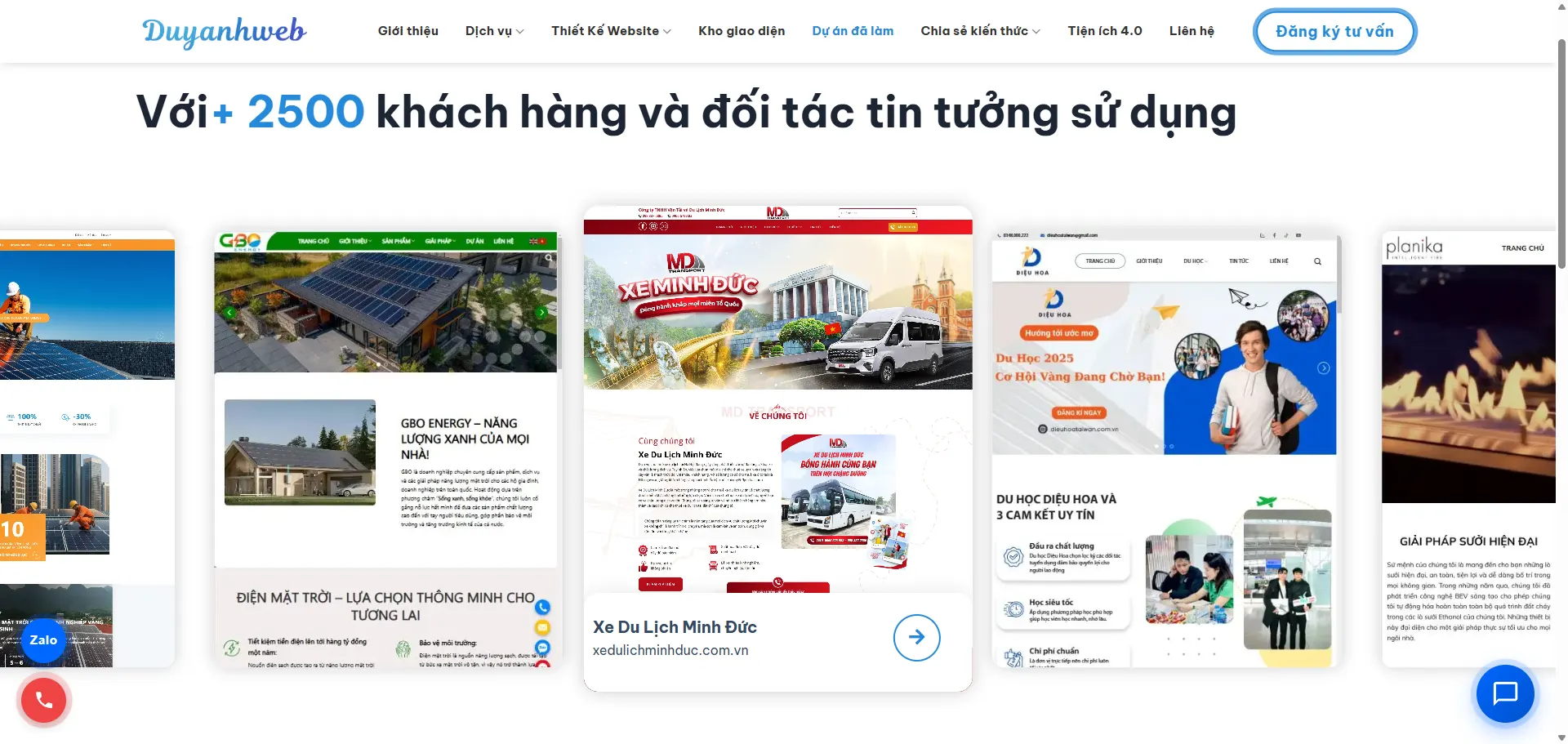 Công Ty Thiết Kế Web Chuyên Nghiệp: Top 6 Đơn Vị Uy Tín Nhất (Báo Giá 06/2026) - Ảnh 4 Giao diện website doanh nghiệp chuẩn UI UX được thiết kế bởi công ty thiết kế web Duy Anh Web