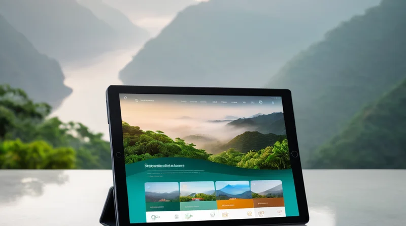 Giao diện website khách sạn Tam Đảo hiện đại