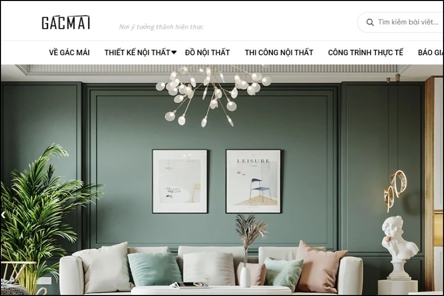 Top Các Trang Website Đẹp Thiết Kế Nội Thất Hàng Đầu Tại Việt Nam