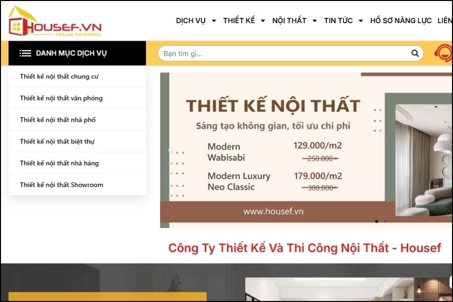 Top Một Số Website Nội Thất Tiêu Biểu Tại Việt Nam