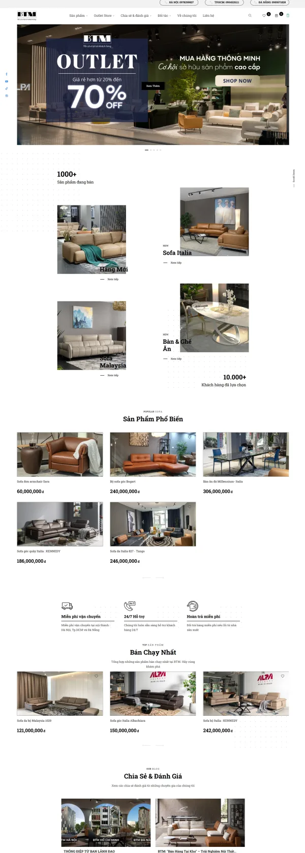 Mẫu website may do bọc ghế sofa mã số MN477