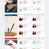 Mẫu Website văn phòng phẩm MN003