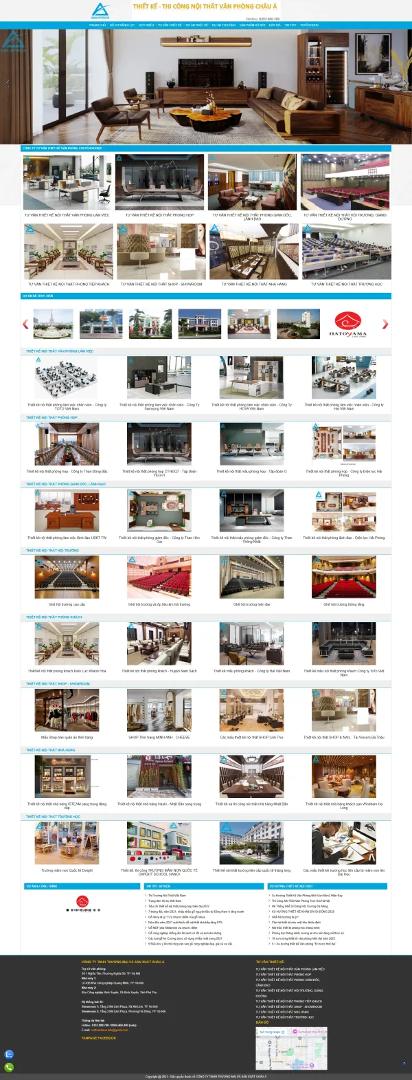 Mẫu Website nội thất MN082