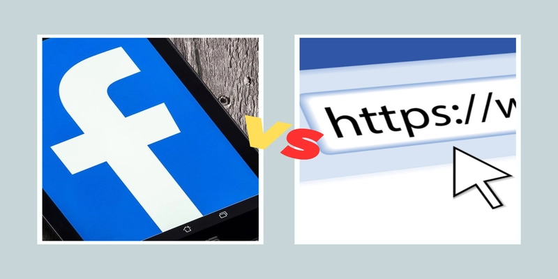 So sánh website và fanpage, nên chọn cái nào So sánh website và fanpage, nên chọn cái nào