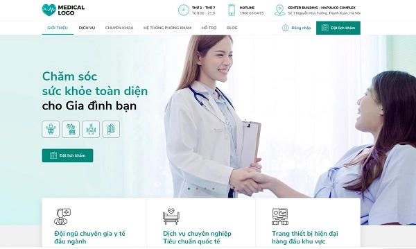 Quy trình triển khai dự án thiết kế website bệnh viện, phòng khám