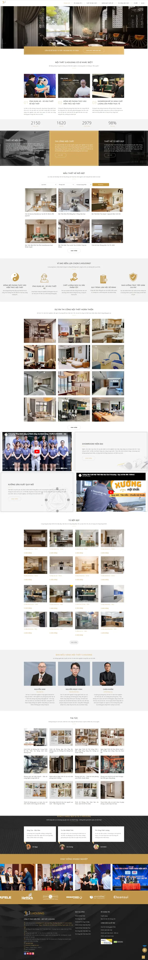Mẫu Website nội thất MN080