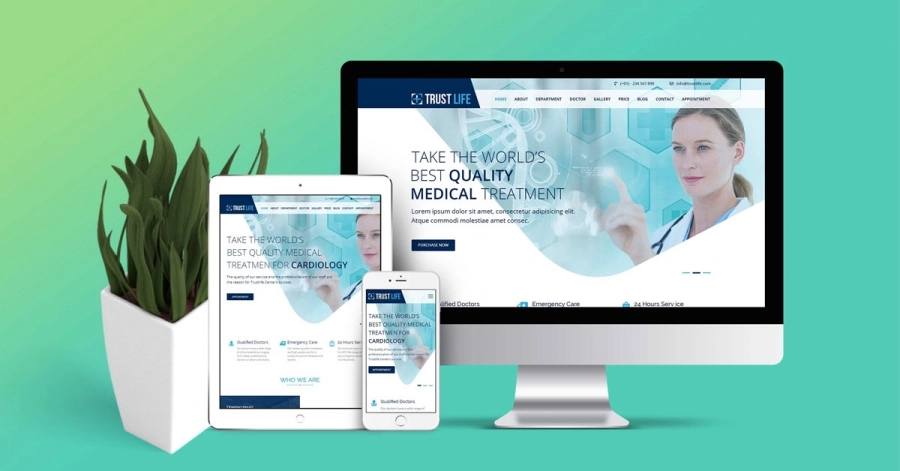 Thiết kế website bệnh viện, phòng khám Thiết kế website bệnh viện, phòng khám